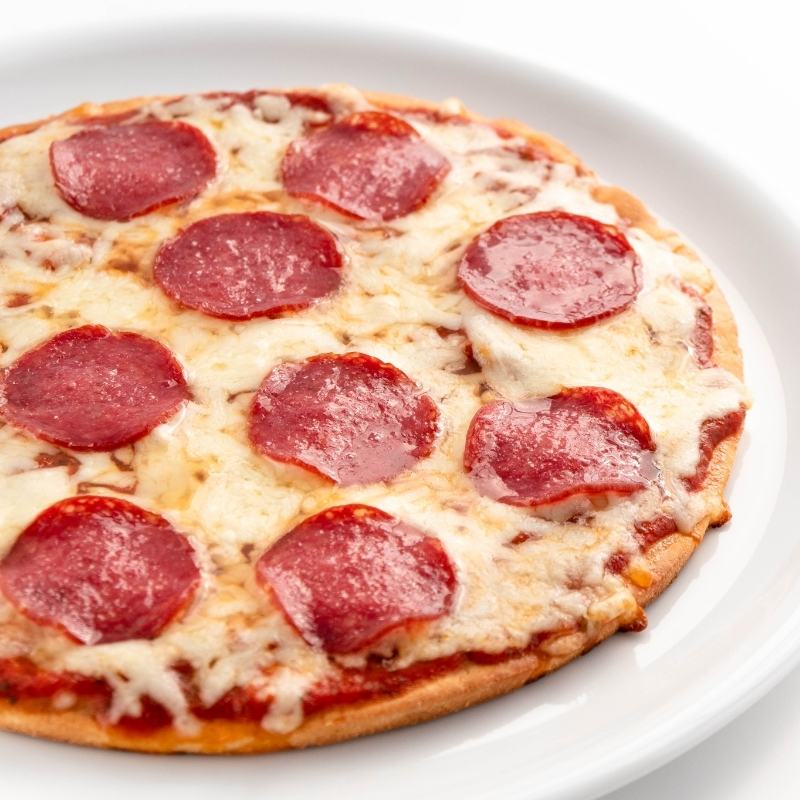 Yummy Keto Pepperoni Pizza without Flour Mobile Featured Image