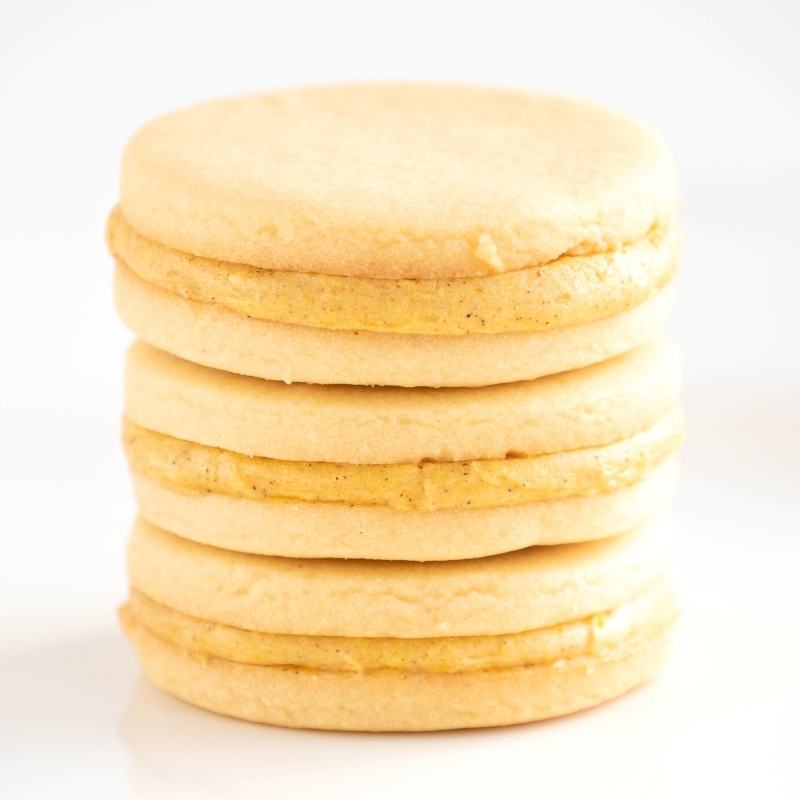 Sugar-Free Keto Pumpkin Spice Sandwich Cookies without Flour Mobile Featured Image