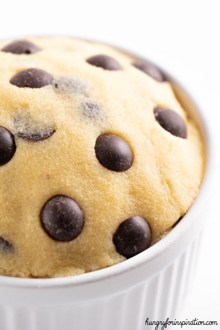 Easy Edible Keto Cookie Dough with Chocolate Chips and Almond Flour that is Sugar Free Bloc Pic 1