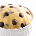 Easy Edible Keto Cookie Dough with Chocolate Chips and Almond Flour that is Sugar Free Mobile Featured Image
