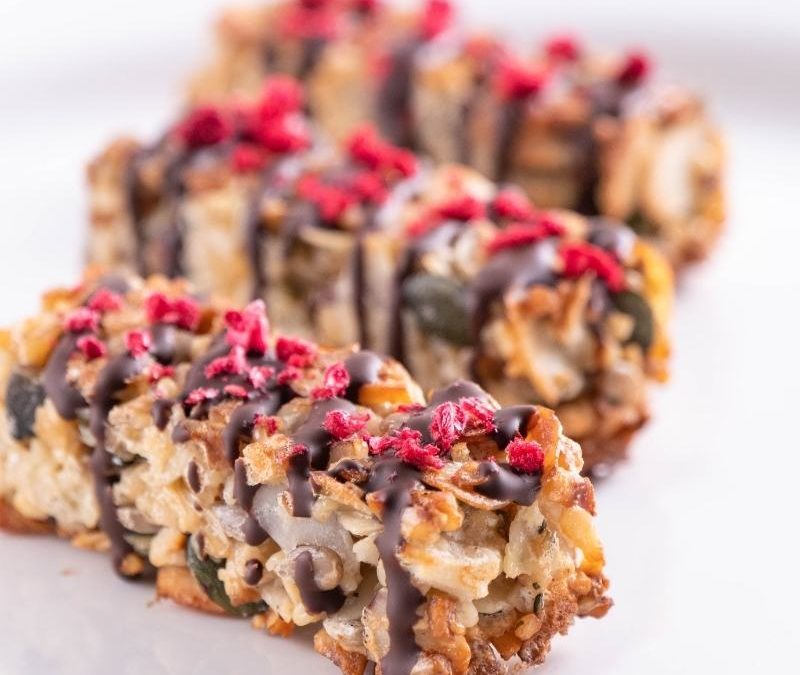 Best Homemade Keto Low Carb Granola Muesli Bars Mobile Featured Image