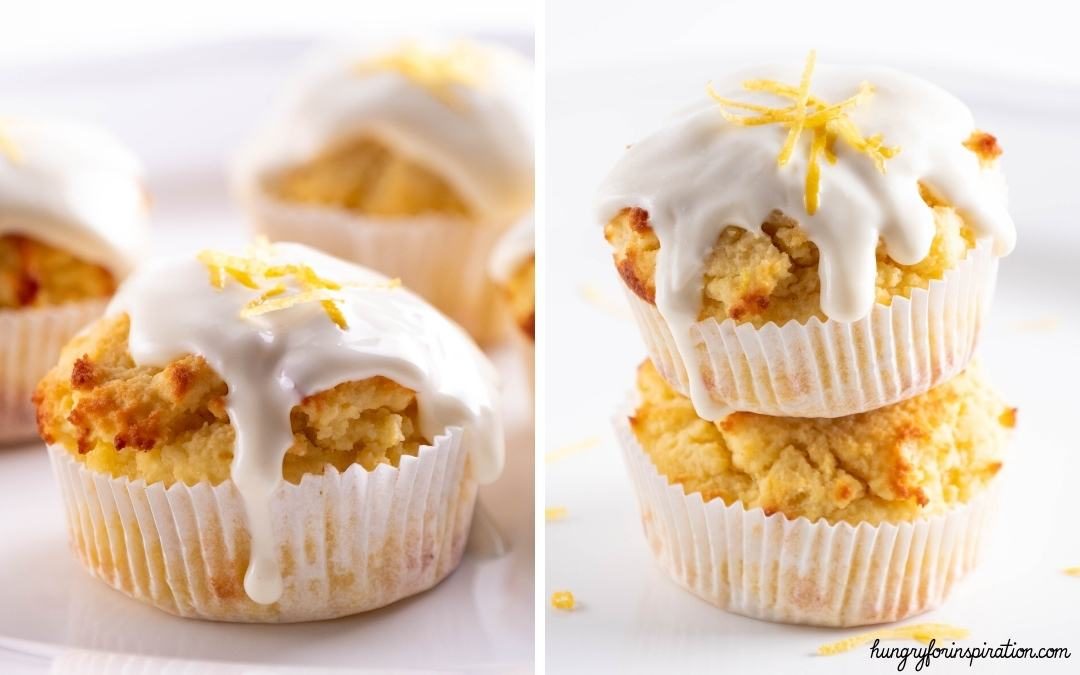 Easy Keto Low Carb Lemon Muffins without Four Desktop Featured Image