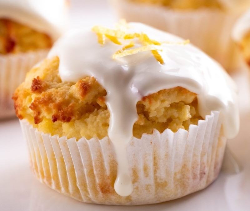 Easy Keto Low Carb Lemon Muffins without Four Mobile Featured Image