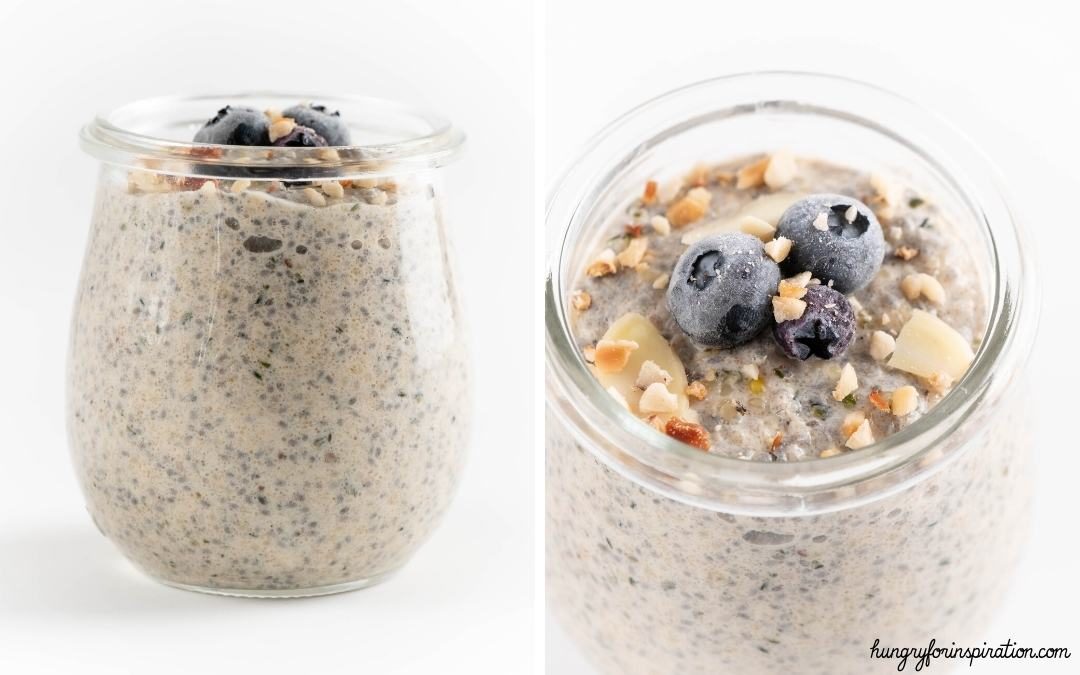 Easy Keto Overnight Oats with Hemp Hearts as a Low Carb Breakfast Desktop Featured Image
