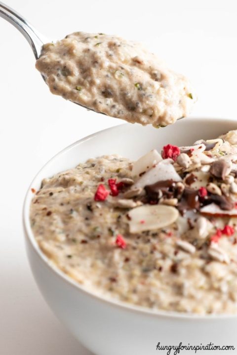 Super Quick & Easy 10-Min Keto Porridge with Hemp Seeds