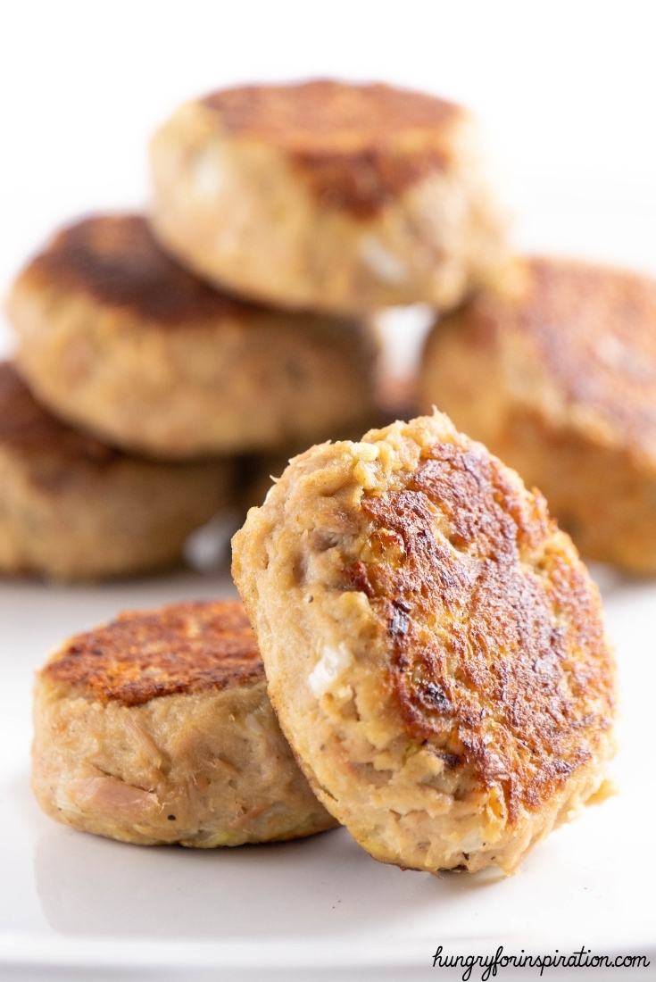 Simple Healthy Keto Canned Tuna Patties without Breadcrumbs Bloc Pic 1