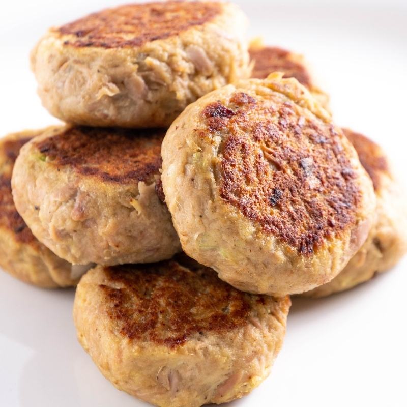 Simple Healthy Keto Canned Tuna Patties without Breadcrumbs Mobile Featured Image