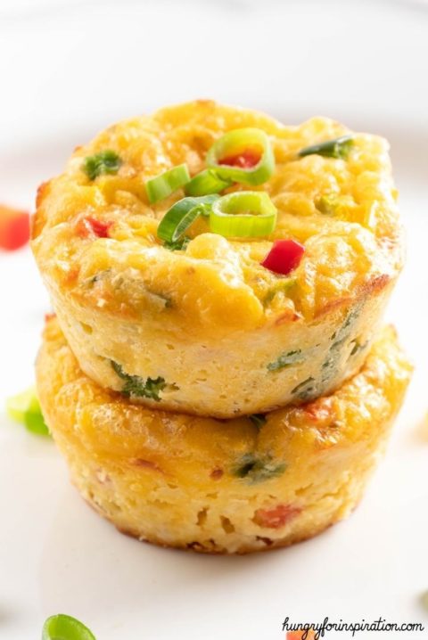 Easy Keto Vegetable Muffins (Vegetarian & Yummy)