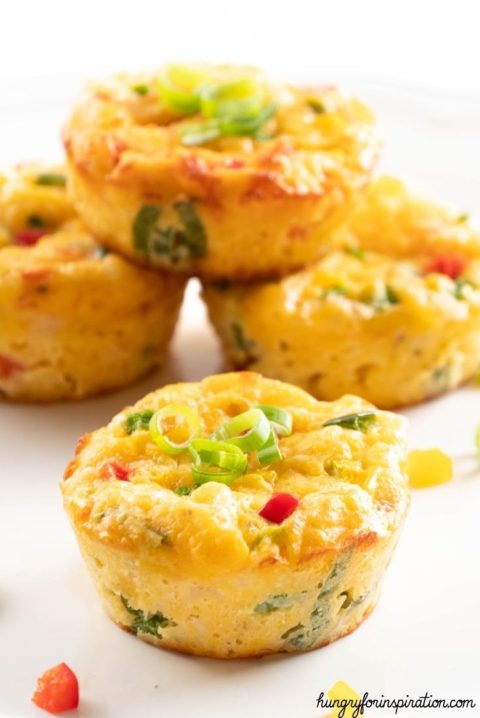 Easy Keto Vegetable Muffins (Vegetarian & Yummy)