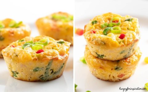 Easy Keto Vegetable Muffins (Vegetarian & Yummy)