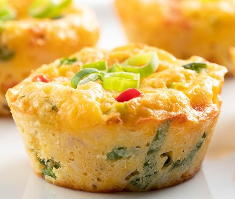 Easy Keto Vegetable Muffins (Vegetarian & Yummy) Mobile Featured Image